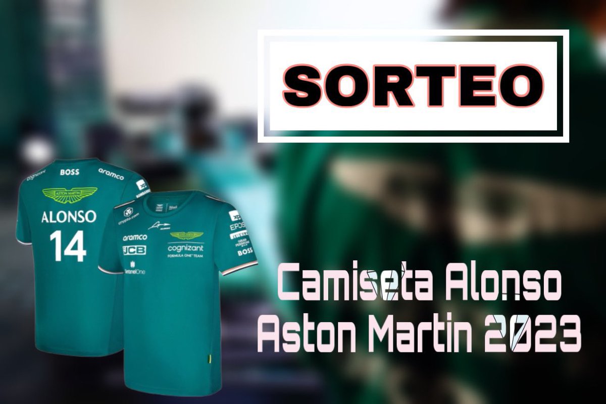 🚨SORTEO CAMISETA ALONSO

🎁 Sorteo de la nueva camiseta de Fernando Alonso de Aston Martin 2023

✅Para participar:

➡️Seguir a @agente_fcb + <a href="/TotalVelocidad/">Magic🪄</a> 
➡️Dar RT a este tweet.
➡️Mencionar a 2 amigos

⚠️ El ganador se anunciará el próximo domingo después del Gran Premio.