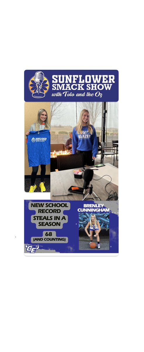 Catch this #multisport at the 7:23 mark of the celebration show! 
🎉Congrats <a href="/Cunning4Brenley/">Brenley Cunningham</a> on all your successes &amp; thanks for coming on the show! @GEGBB 
⚽️<a href="/JCCCAthletics/">JCCC Athletics</a> ⚽️ commit
🎙️Show link on.soundcloud.com/GVYxHbJx8UJZtp…