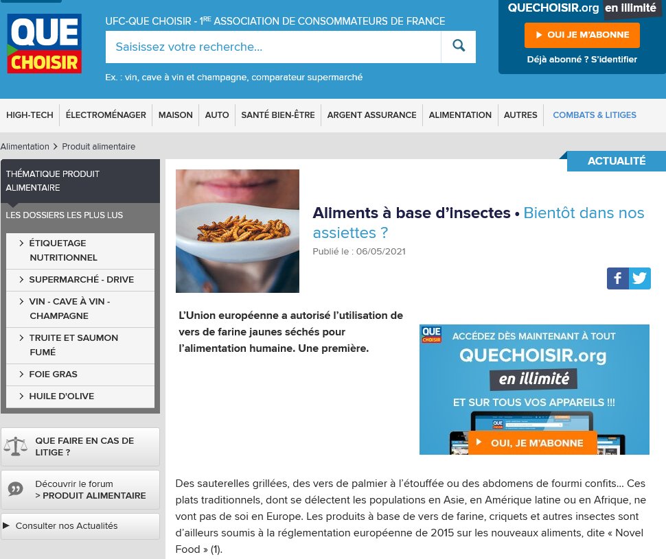 nibelungen59's tweet photo. L’Union européenne a autorisé l’utilisation de vers de farine jaunes séchés pour l’alimentation humaine. Une première.
  
#ChickenStreet il respecte juste la règlementation  😂
@pierrejovanovic https://t.co/88o7aPxFNl