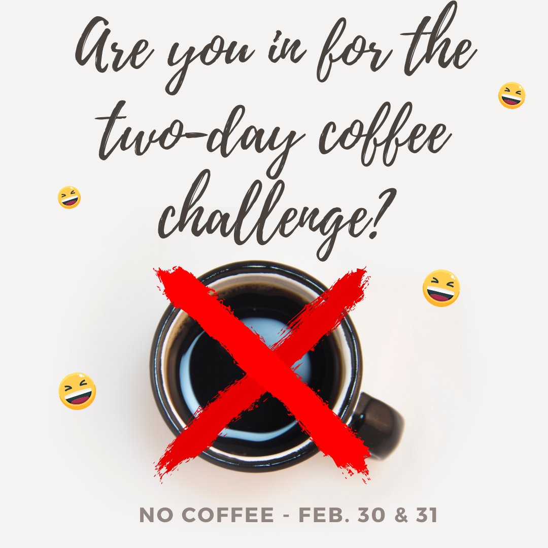 Are you up for the challenge?!⁠
⁠
⁠
⁠
😂⁠
⁠
⁠
⁠
#JustKidding #CoffeeEveryday