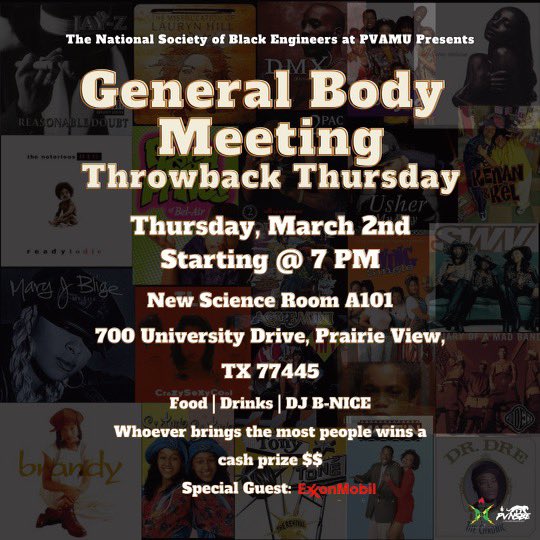 90s THEMED GBM!🤩

This Thursday we want ALL of our members to be in attendance with their best 90s fit!

The member to bring the most people will win a cash prize!!! Only requirement is that they are a pv student! 

Meet us there at 7PM in New Science RM A101!✨