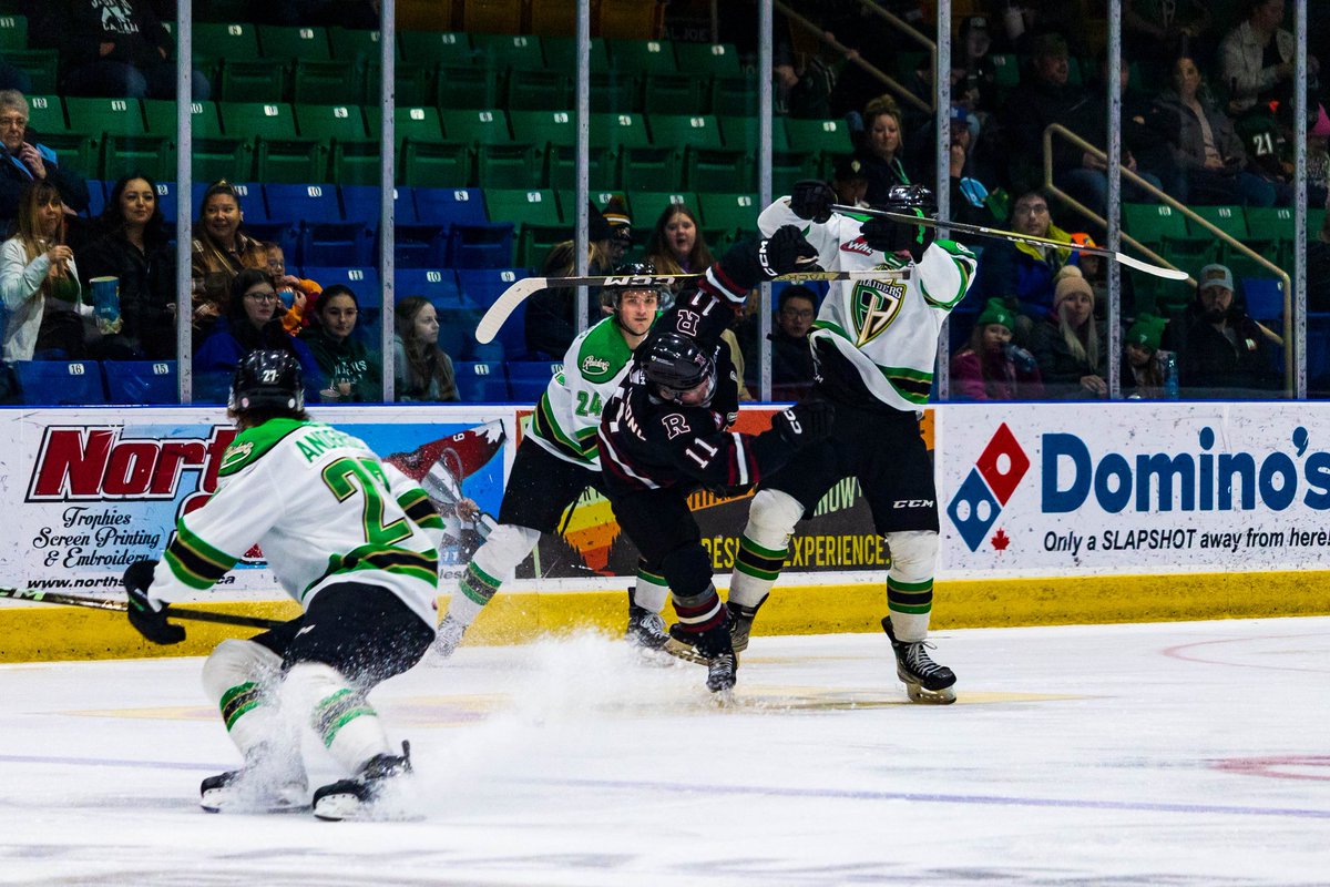 The boys have been rolling lately. Makes for a good excuse to come on down to the Art Hauser Centre on a Tuesday night! #GoRaidersGo