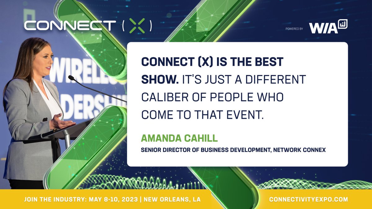 ConnectX_USA's tweet image. Connect (X) is where the industry convenes for meaningful discussions, networking opportunities, and access to cutting-edge technology solutions. Join us in New Orleans to connect and innovate at #ConnectX23 — hubs.ly/Q01DFHHh0
@NetworkConnexCo #NetworkDeployment
