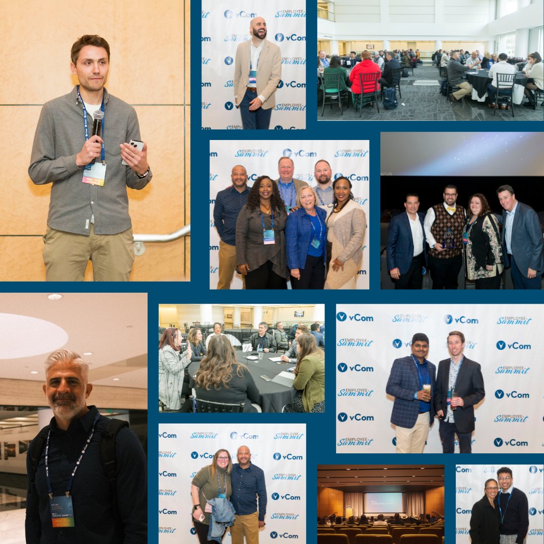 vComSolutions's tweet photo. vCom Employee Summit 2023 was an epic 48 hours filled with great discussions, brainstorming, hugs, laughs, celebrations, awards, and honors! Want to be there for our next Employee Summit?? We're hiring: https://t.co/EBn5QRAir5
#thestatusquosucks #vcomproud https://t.co/AtAf1RdCsG
