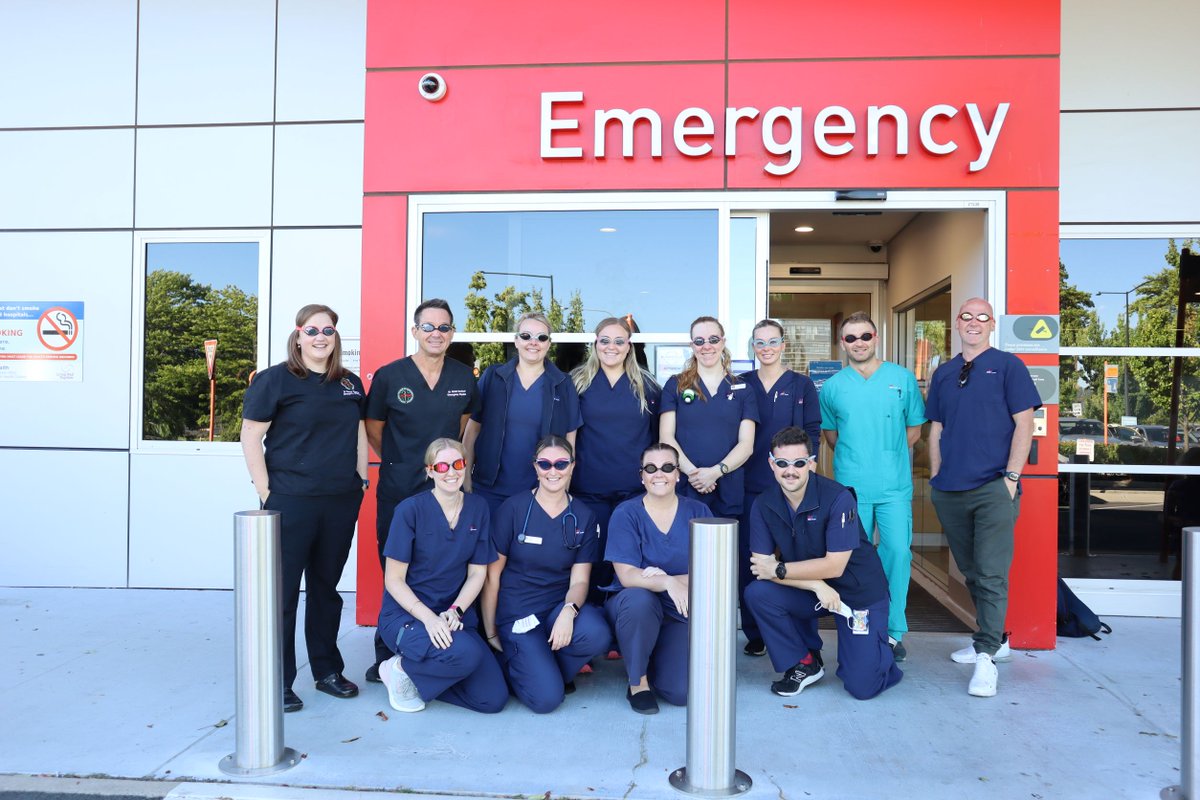 A huge shout-out to the team at Orange Health Service (OHS) Emergency Department. This team are taking time out of their scrubs to get into their swimmers to raise money for sick kids. Read more about this here: 
wnswlhd.health.nsw.gov.au/in-the-media/m…

#SuperStaff