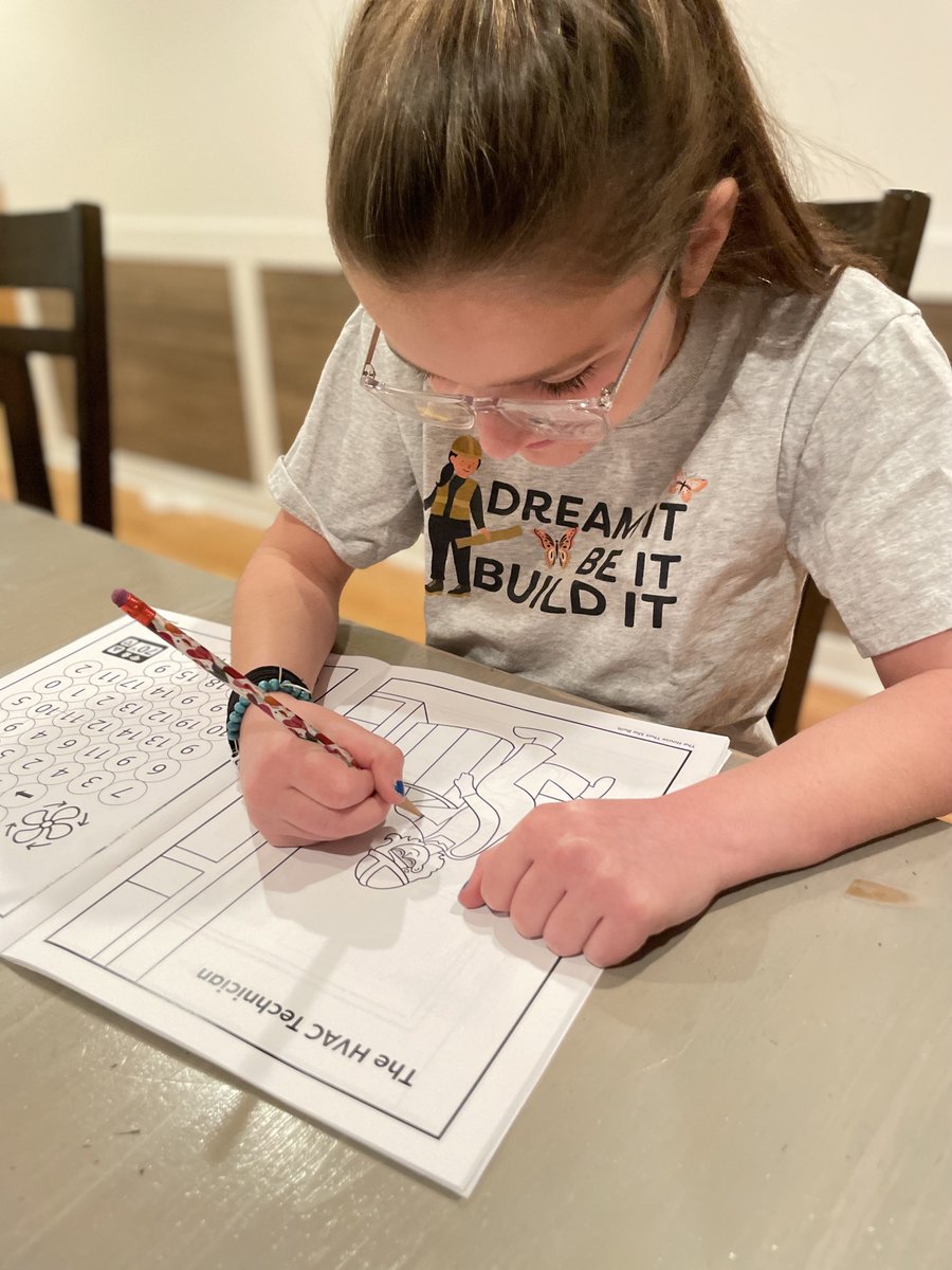 RosieontheHouse's tweet photo. Another great NHS product. Encourage the young ladies in your life with this great set of children’s books and gear entirely focused on STEM skills!
It went over great with our science and tech-loving granddaughter!
The House That She Built
#stemstudies #womeninconstruction https://t.co/BCEGsPaGWy