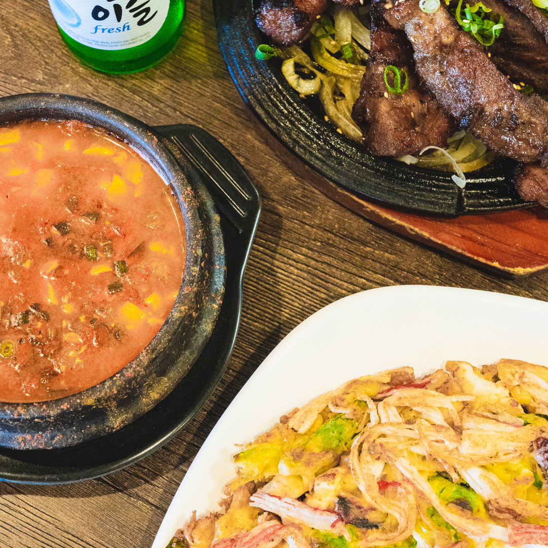 SoftKaju's tweet photo. Needing this tasty spread today, don’t you agree? 🙌

#kajusofttofu #koreanfood #ocrestaurants #topfoodinoc https://t.co/z84TAZkwxt