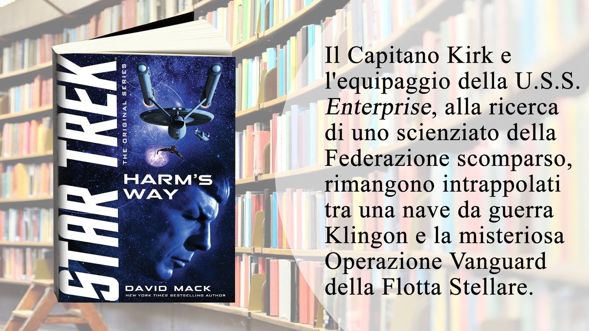 Ecco la recensione scritta da <a href="/ChiaraSaroglia/">Chiara Saroglia</a> di HARM'S WAY, il nuovo romanzo di @DavidAlanMack ambientato al tempo della Serie Classica di #StarTrek #StarTrekTOS #HarmsWay
bit.ly/3SBgwX3