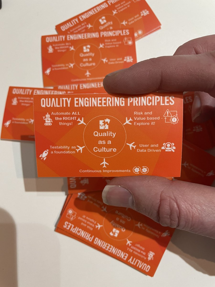 New Laptop stickers for the team! Thank you <a href="/stickermule/">Sticker Mule</a>! #QualityEngineering
