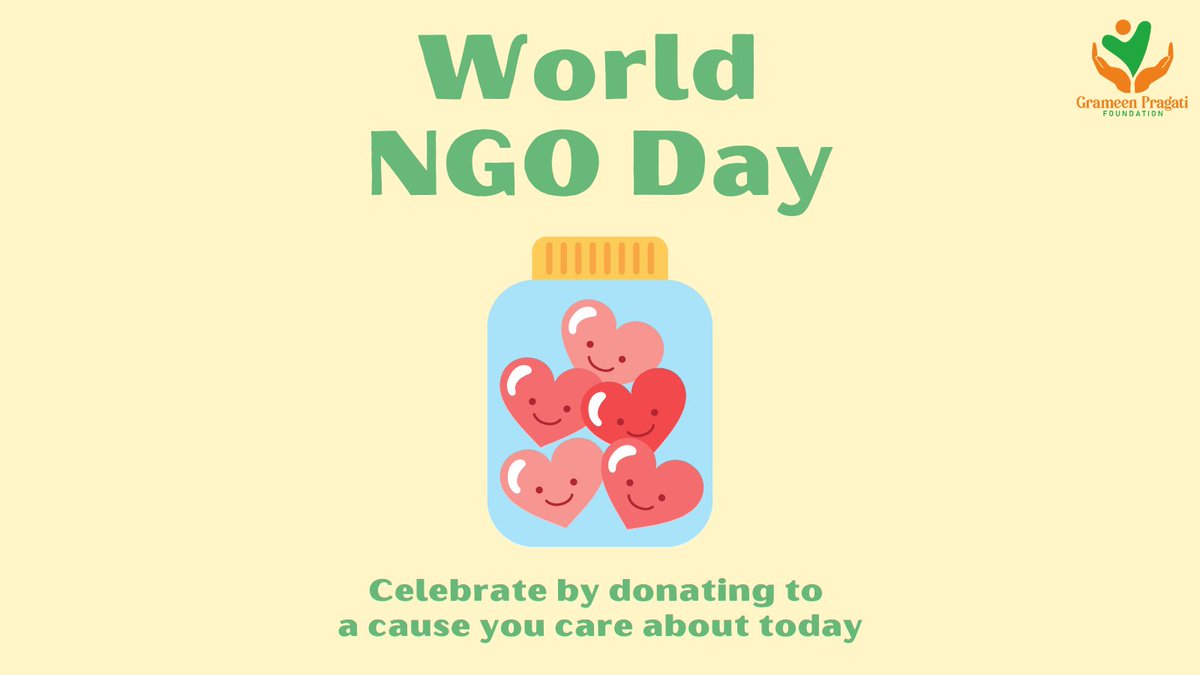"Empowering Communities, Creating Change: Celebrating the Impact of NGOs on World NGO Day"
#ngoindia #WorldNGODay #ngosofindia