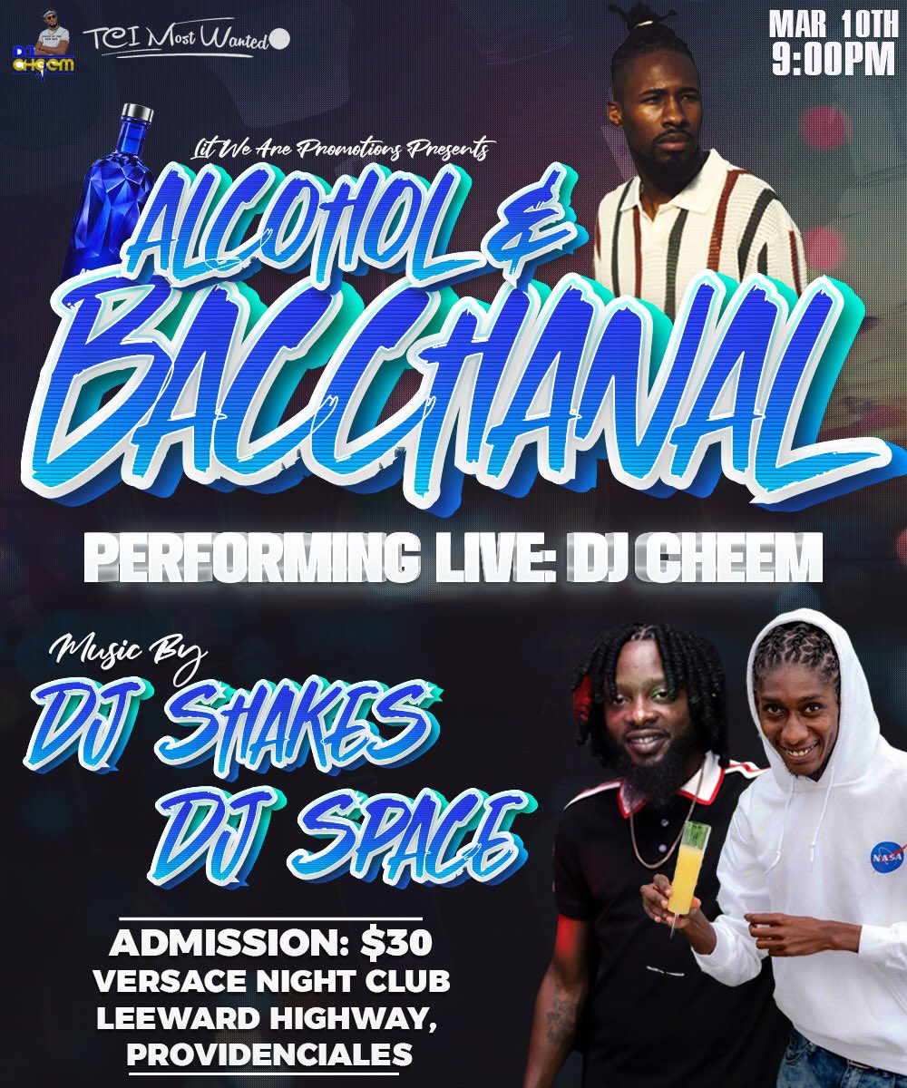 March 10th we In Versace with <a href="/DjCheem/">Cheem246</a> <a href="/TCIMOSTWANTED/">TURKS & CAICOS MOST WANTED 🇹🇨</a> <a href="/DjSpace649/">UNIVERSAL SPACE 💫</a>