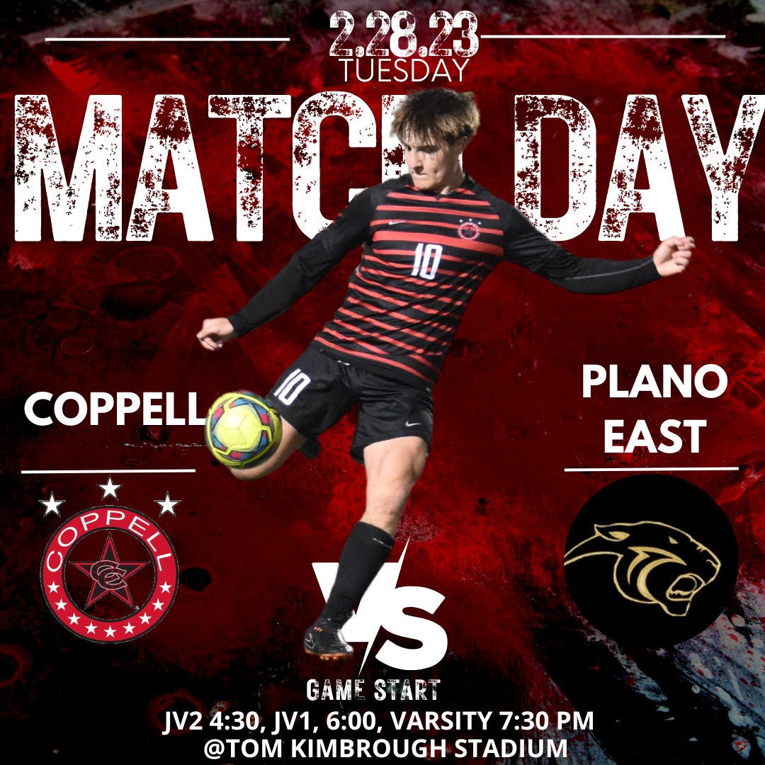 Game Day!! Take a drive out to Tom Kimbrough Stadium to watch our teams take on Plano East today. Games start at 4:30pm. Let's go Cowboys!
