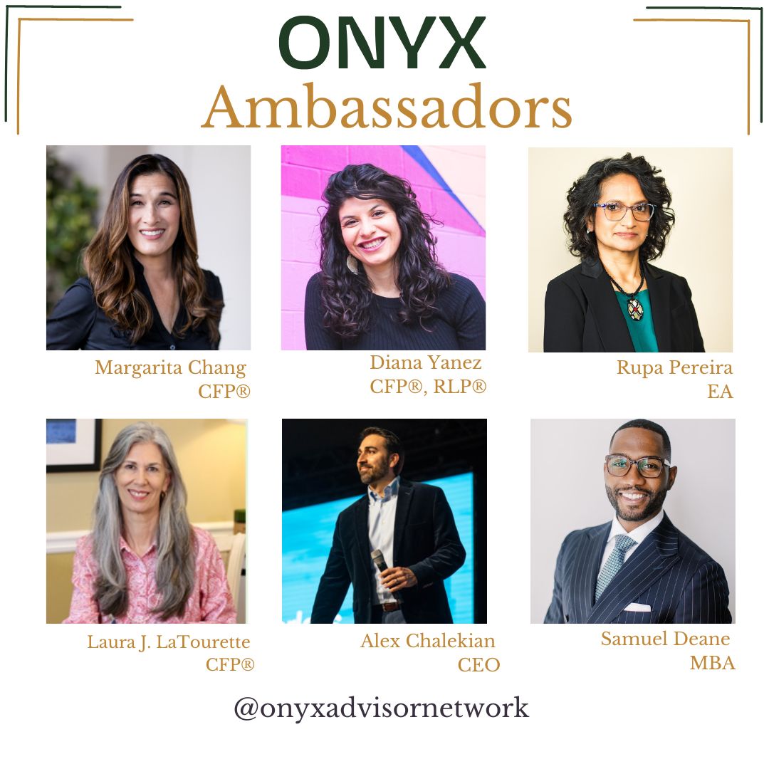OnyxAdvisors's tweet photo. We are happy to announce our team of ambassadors for 2023! These amazing individuals are joining us to spread the Onyx Mission and advocate for a more inclusive financial service industry! https://t.co/BpgEthk5WY