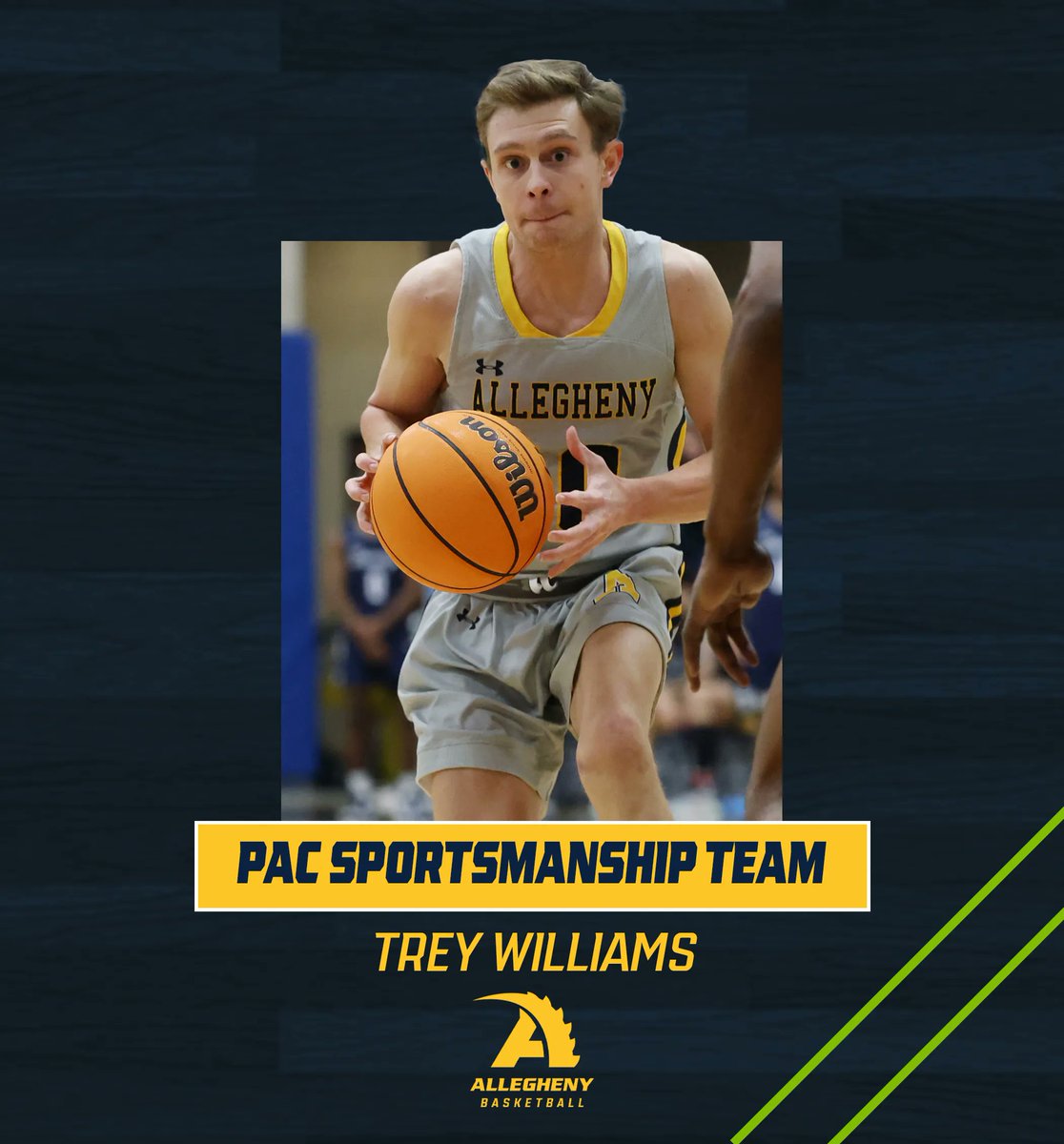 ACGatorHoops's tweet photo. Congratulations to Junior Trey Williams on being named to the @PAC_Athletics Sportsmanship Team!

🐊🏀 https://t.co/DDbVY2qES0