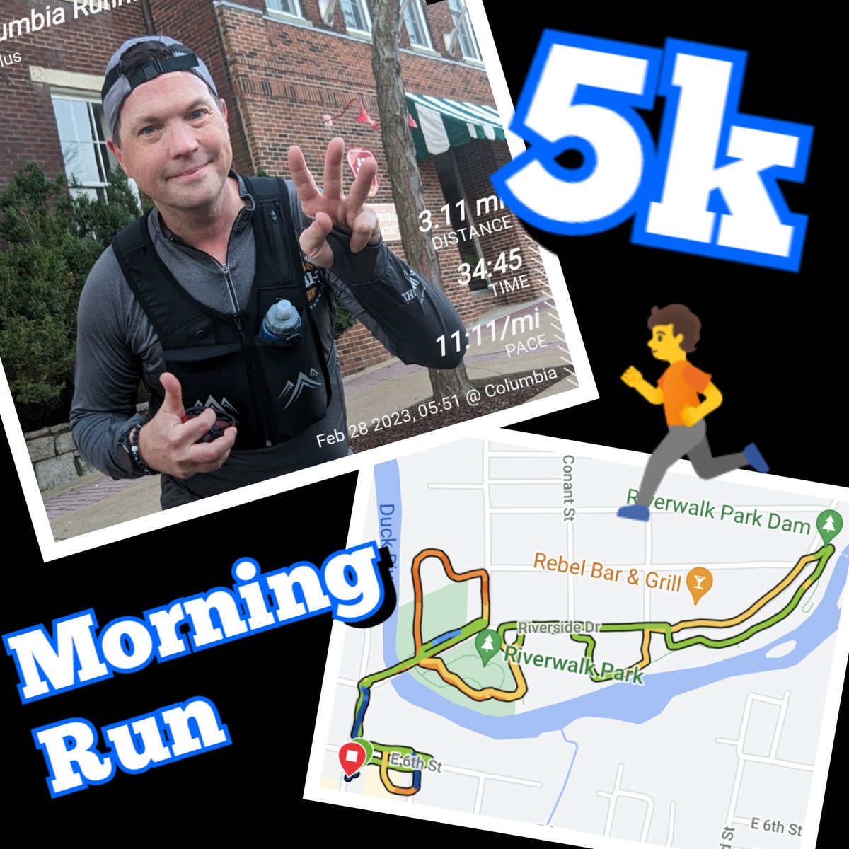 EricBorchert73's tweet photo. 5k Tuesday morning run. #runninggeek #run #runner #running #runbeforework #morningrun #5ktuesday https://t.co/HLlvs8h6Xb