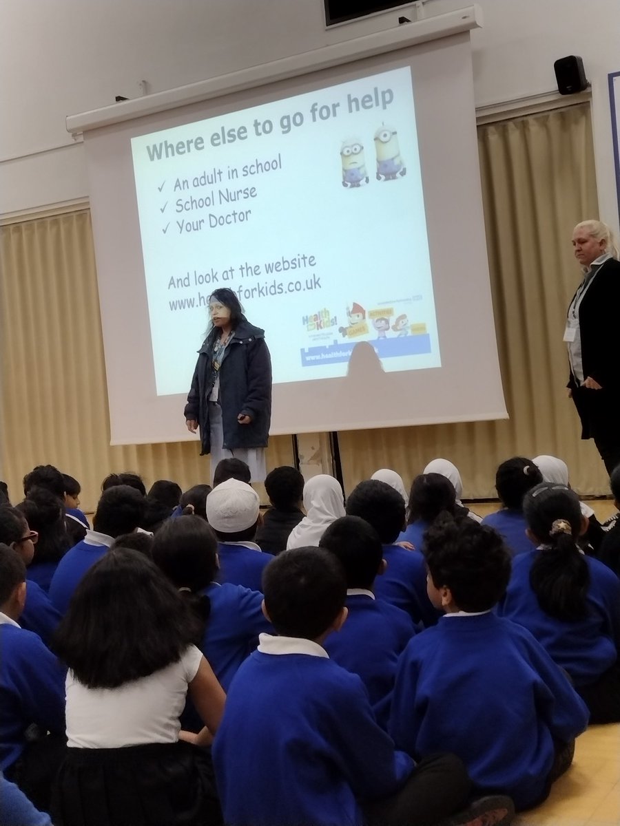 We welcomed the School Nurse Team to Uplands to talk about how to support positive mental health and wellbeing. We recognise this is a vital part of our curriculum and the more awareness the children have of the range of professionals that can support them in this, the better.