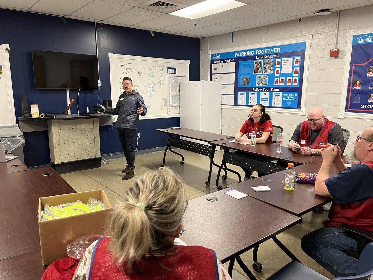 Store 2338 was stoked to have Luke from Pella as our guest speaker today for our speciality spotlight !!! Thank you for all your education and continued support !!! <a href="/NickGabel2338/">Nick Gabel</a> <a href="/NickPompilio/">Nick Pompilio</a> <a href="/shanejthompson/">Shane Thompson</a>