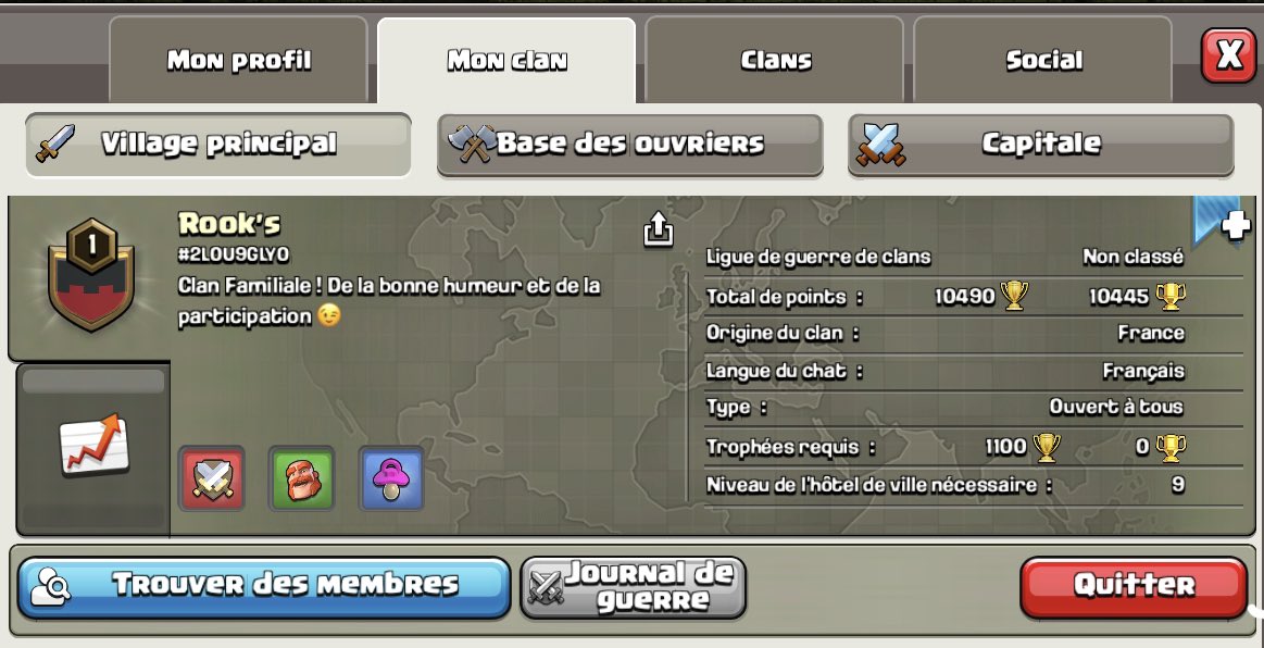 alexia_bls's tweet photo. @StrangePredar Oki oui c’est sûr que c’est peu pour la LDC après tu peux quand meme nous rejoindre si tu le souhaites :) voilà le nom du clan au cas où ! https://t.co/a3erye1xXg