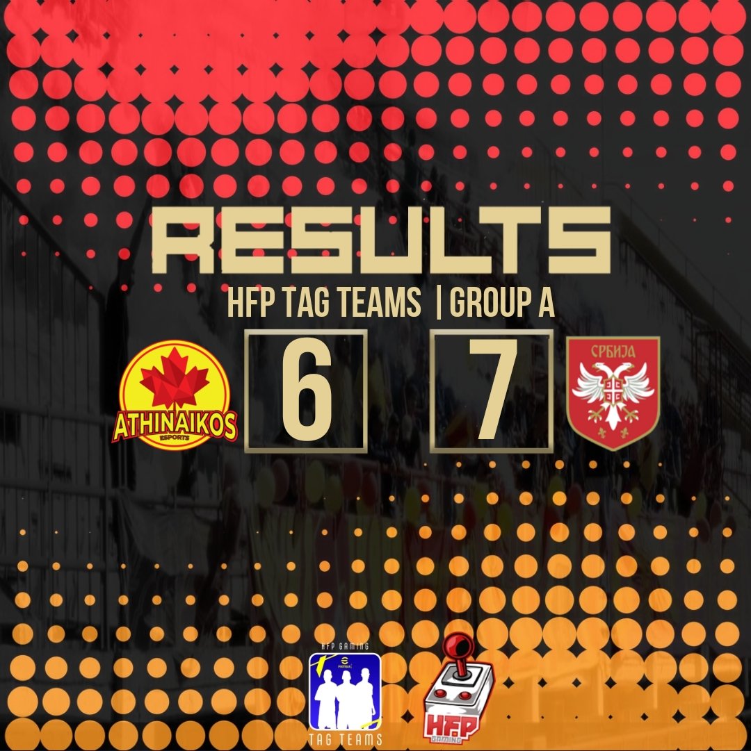 🆚 PES Expert 
⚽ Vojkec17 🆚 🍁bierhoff_olv (2-6)
      Lookagajic 🆚 🍁geo_god7 (1-2)
      Kulecroatia 🆚 🍁teolakos (0-4)

🅜🅥🅟 Γιώργος Μ (geo_god7) 

🆚 Srbi
⚽ 🍁bierhoff_olv 🆚 consequence_kv (3-3)
      🍁geo_god7 🆚 Cvele_90 (1-0)
      🍁teolakos 🆚 milutinmil26 (2-4)