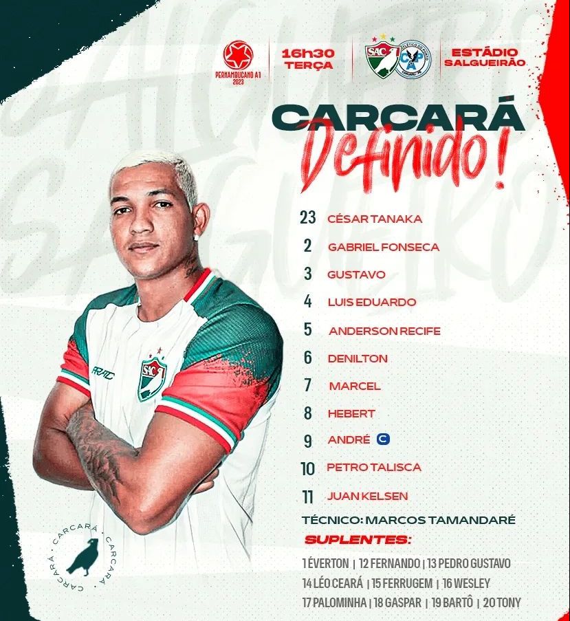 Salgueiro também definido para partida #trcornelio