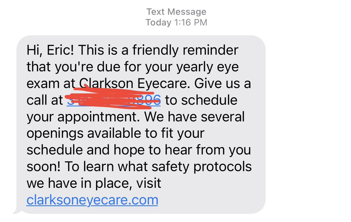 every year around this time i’m reminded of the last time i went to get an eye exam in March 2020. i made so many jokes about how “my vision is 2020 too—this must be my year!” and then the rest of March happened.