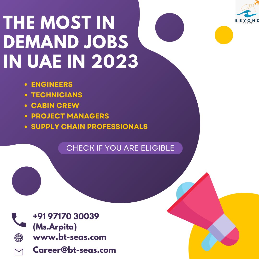 beyondthe_seas's tweet photo. Most in demand jobs In UAE in 2023 

 #canada #Canada150 #canadaday #canadalife #dubai #dubainightlife #germany #burjkhalifa #bankjobs #yrf #qatar #qatarjobs #salmankhan #shahrukhkhan #srk #pathaan #jobs #urgenthiring #jobseeker #digitalmarketing  #beyondtheseasllp https://t.co/4kr1Lqrppn