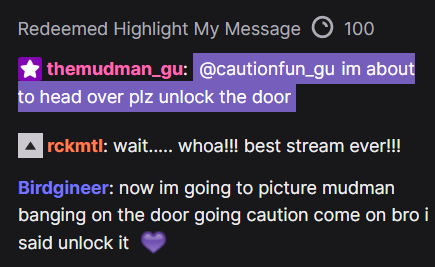 rckmtl_'s tweet photo. Oh happy day! We're about to have -both- @cautionfun_ and @themudman_gu together in person live on the same stream!!! Why is everything always so wonderful ::delighted sigh::
Join us now, right now, while you can!
https://t.co/fm7v39cEH0
#godsunchained #teamstreamteam #tcg https://t.co/buuEmsCnHa