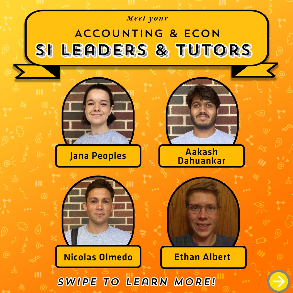 ShockerCenter's tweet image. These SI Leaders and Tutors never loose interest! 💸 Make sure to supply them with plenty of thanks this week! Thank all of you for your continued dedication to helping students 💛. #wsuslc #appreciationweek #sileaders #tutors #shockersup 🧵1/2