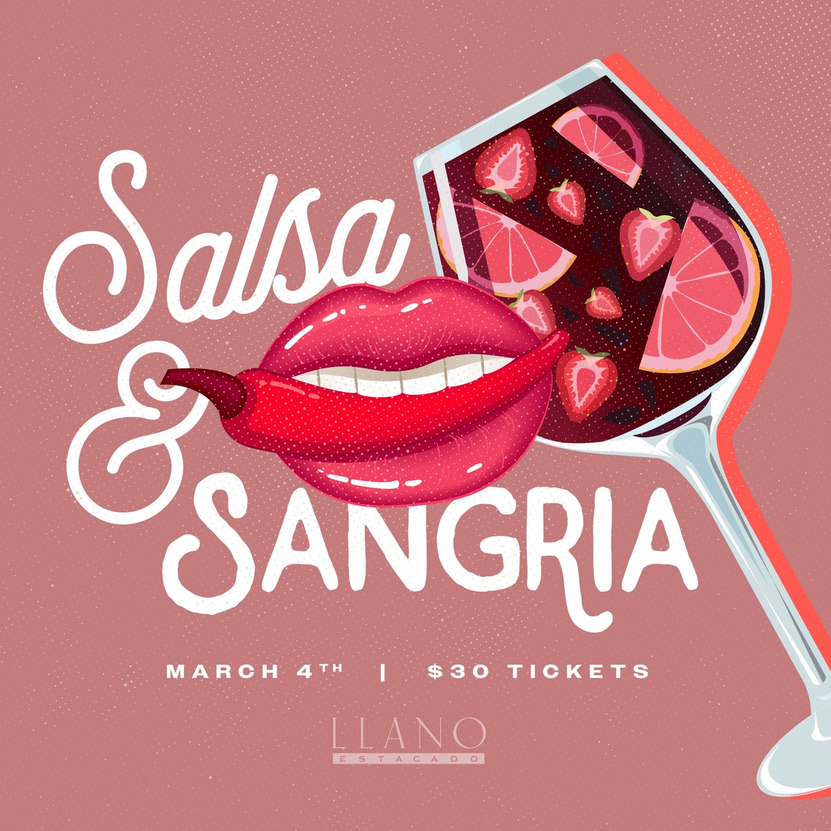 Sangria is better with Llano wine. 🍹

Join us at the Llano Estacado Winery on March 4th for our annual Salsa and Sangria! 

Get your tickets for $30! 
shop.llanowine.com/events-c15.aspx
