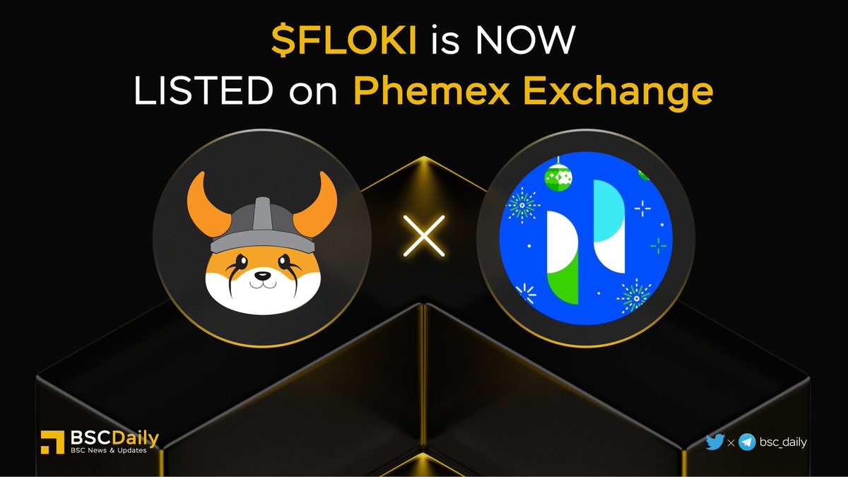 bsc_daily's tweet image. 🎉 @RealFlokiInu is NOW LISTED on @Phemex_official 🚀

#FLOKI - the people's cryptocurrency and utility token of the $Floki Ecosystem!🔥

#Phemex - a Top derivatives global crypto exchange. Users can now verify our Proof-of-Reserves anytime🧬

More details👇

#BNB #BSC #WEB3