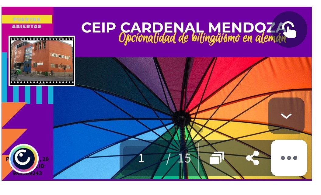 Ya sólo quedan unas JORNADAS DE  PUERTAS ABIERTAS el próximo 9 de marzo. Apúntate en nuestra web
…cardenalmendoza.centros.educa.jcyl.es/sitio/