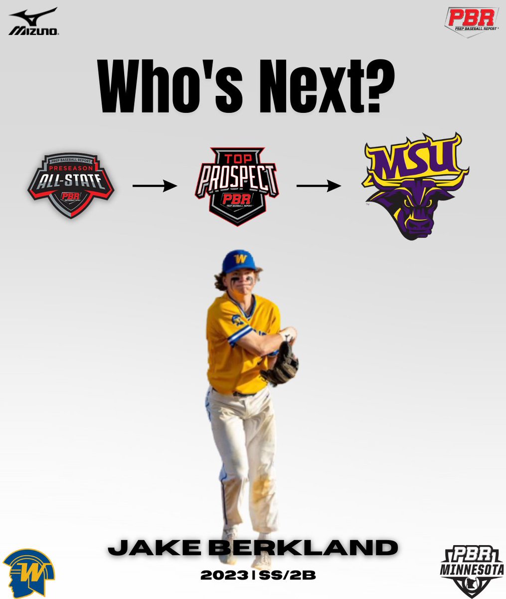 PrepBaseballMN's tweet photo. Who's Next⁉️

Preseason ID ⤵️
Preseason Underclass ⤵️
Preseason All-State ⤵️

@JordanDahlof  🔜 @ICCCBaseball 
@LukePilot3  🔜 @SMUBaseball 
@JakeBerkland  🔜 @MinnStBaseball 
@JakeReigert  🔜 @OleMissBSB 

@prepbaseball https://t.co/w0bZIiOK7Q