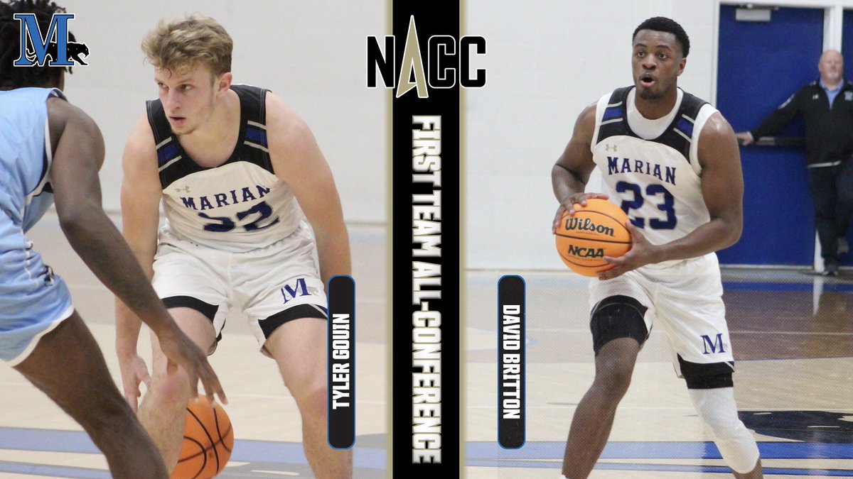 Congratulations to seniors Tyler Gouin and David Britton for both earning First Team All-Conference selections with their performances this season!