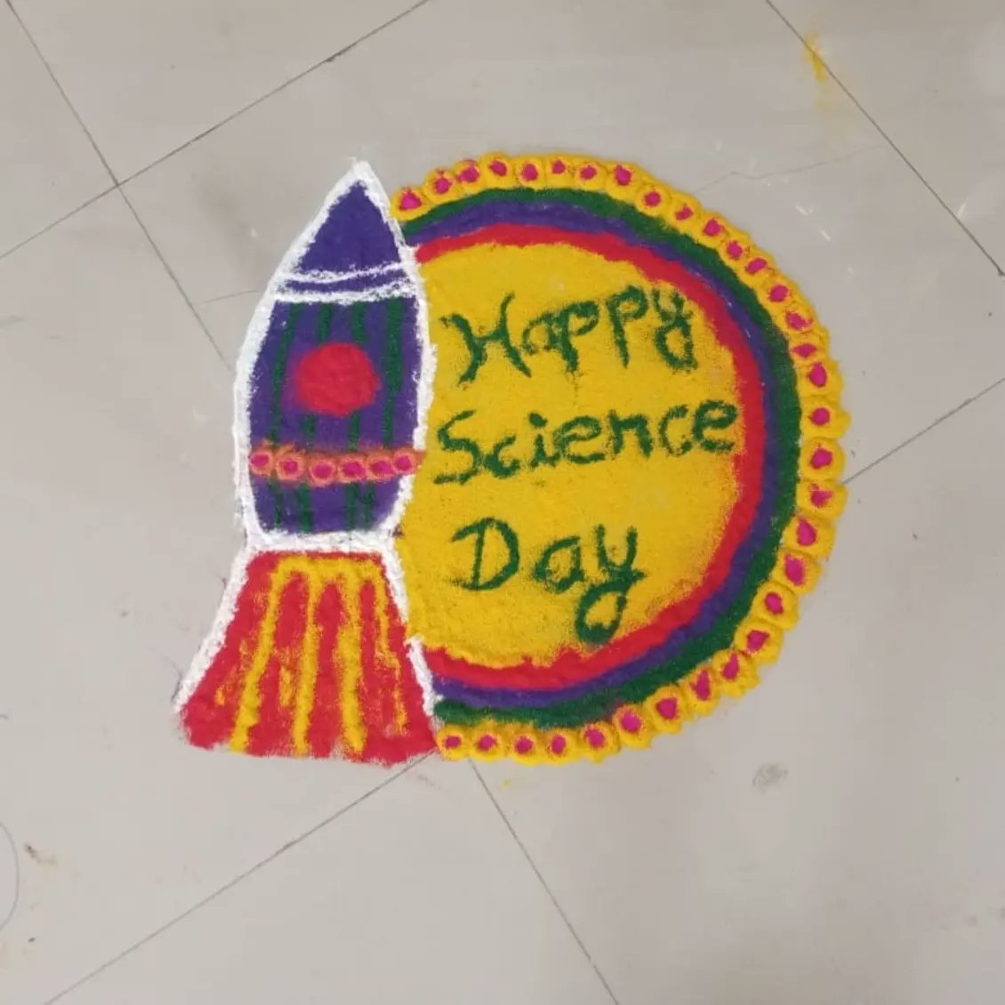 recb_up's tweet photo. Photography and Fine Arts Club organised Rangoli Competition on National Science Day. The winners were Sakshi, Sudeepti Shakya and Tamanna Keshari. Vardan, Shubhankar and Milli organised the event successfully. The judges for the event were Mrs. Shagun Pandey and Dr. Priyanka. https://t.co/adsoov3SUx