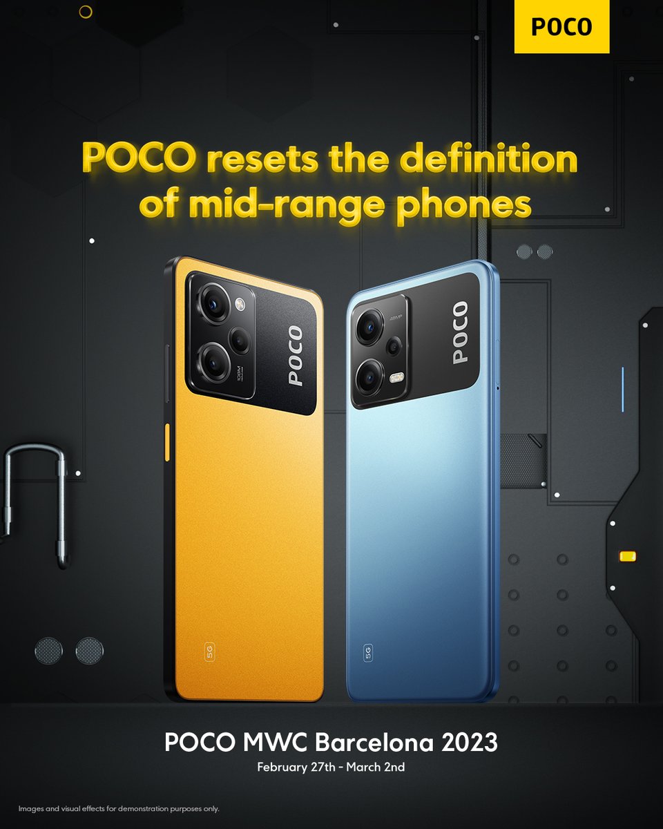 pocouk's tweet photo. Finally there!
Letโs talk mid-range at #MWC23 in Barcelona.
#TheSecretToWin https://t.co/CP0IIpatrI