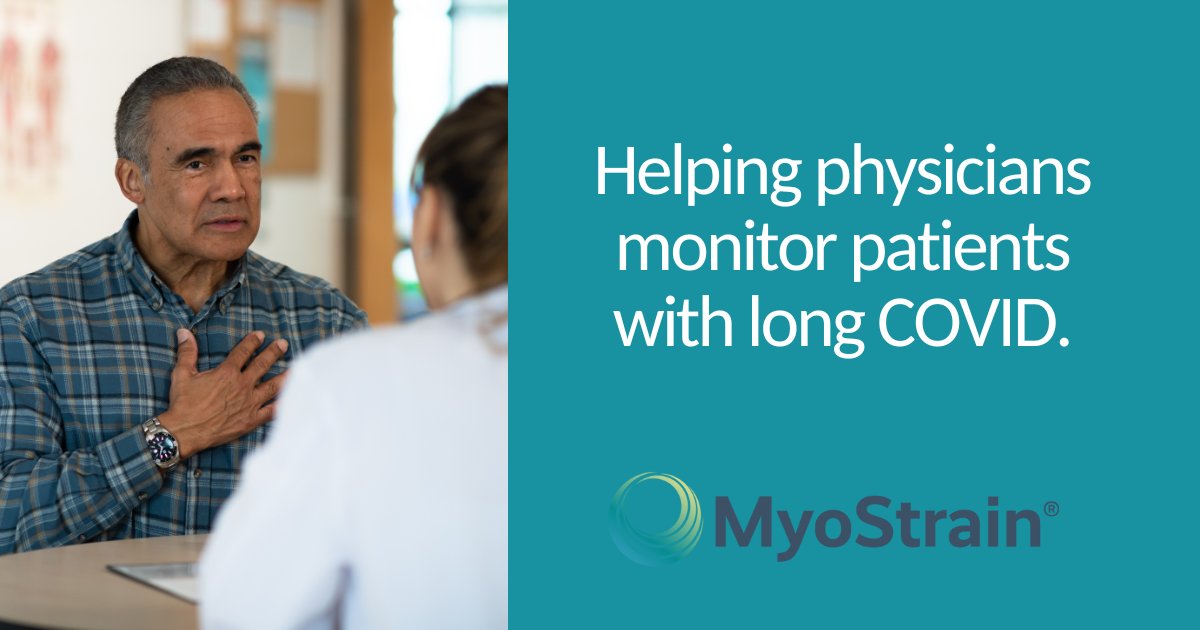 Studies show that COVID-19 can have lasting cardiovascular effects. MyoStrain enables physicians to monitor long COVID patients’ hearts. #MyoStrain #COVID #LongCovid #ACC #CardioTwitter #HeartMonth #OurHearts 

Source: acc.org/About-ACC/Pres…