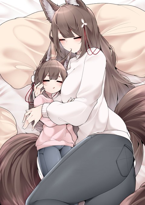 #AzurLane  #アズールレーン

もふもふ～お母さん!
Mofumofu~ Mother! 😆 