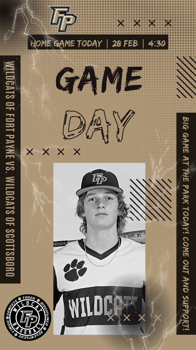 Fort Payne Baseball (@fpcatsbaseball) on Twitter photo Big game today against <a href="/shsbaseball4/">Scottsboro High School Baseball</a>
Varsity Game @ 4:30
JV Game @ 6:30
Going to be a great day to be at the park! #WTD Big game today against <a href="/shsbaseball4/">Scottsboro High School Baseball</a>
Varsity Game @ 4:30
JV Game @ 6:30
Going to be a great day to be at the park! #WTD
