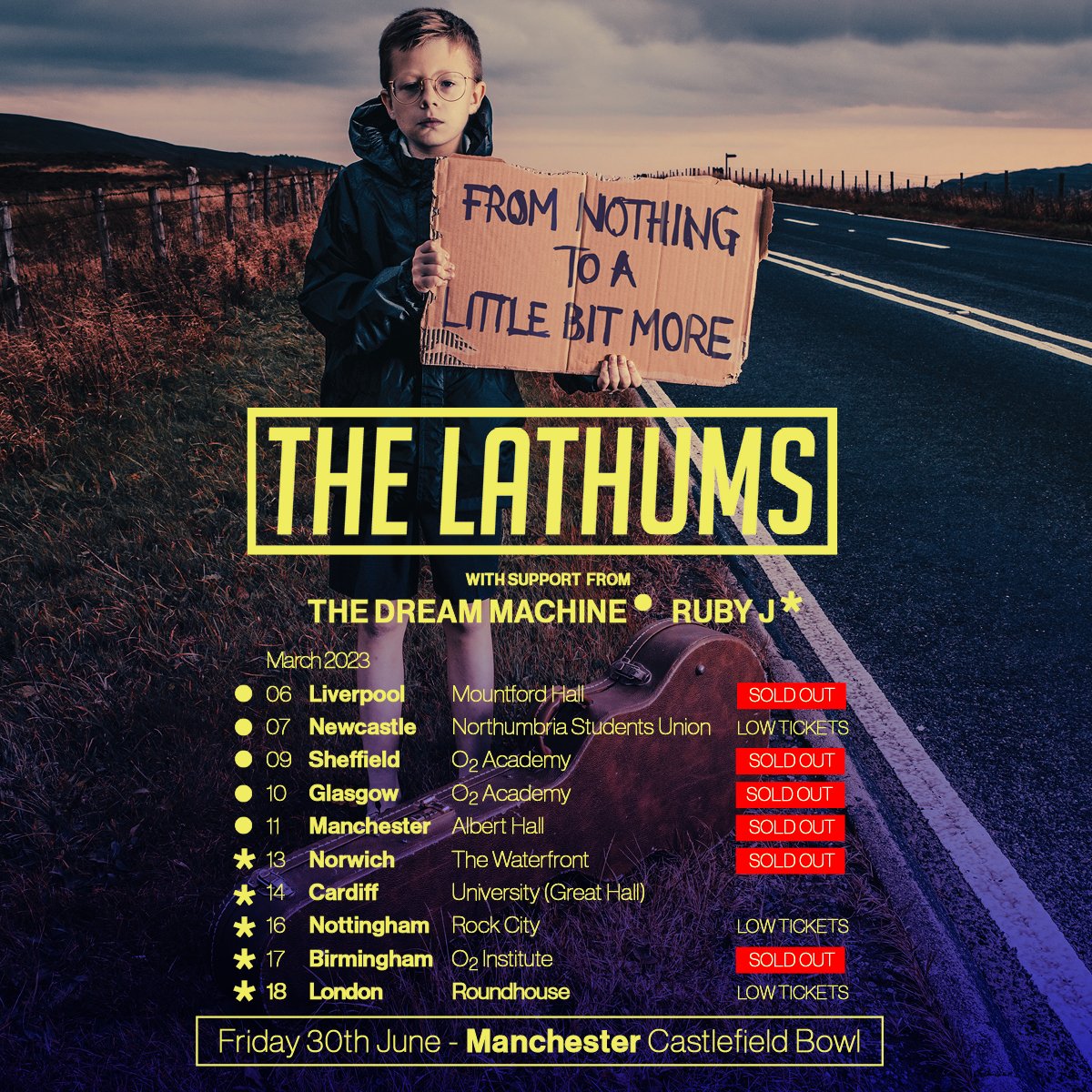 📣SUPPORT ANNOUNCED📣 Opening your night to get you right in the mood for <a href="/TheLathums/">THE LATHUMS</a> will be @rubyjofficial bringing you Soul, Blues &amp; Jazz infused goodness! We can't wait for this one! bit.ly/3ZrkJ1T