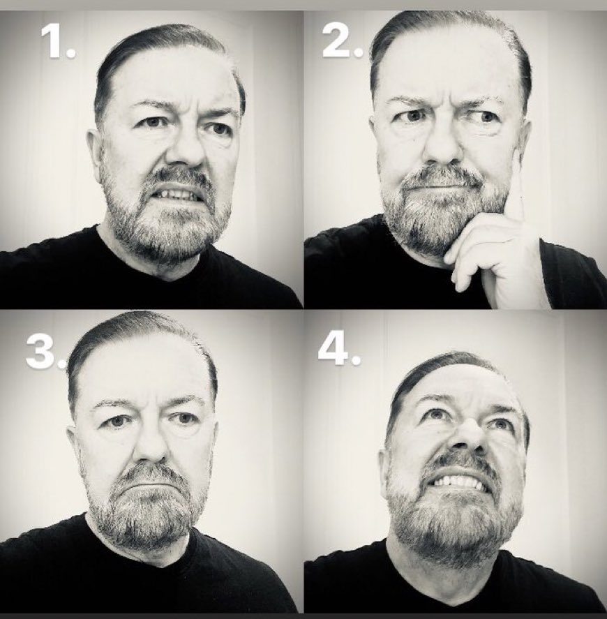 jamesippoliti's tweet photo. 1. I just sharted. 2. Uma/Oprah? 3. I’d still shag Madonna. 4 I’d like to thank God @rickygervais https://t.co/s3PQJGQeDr