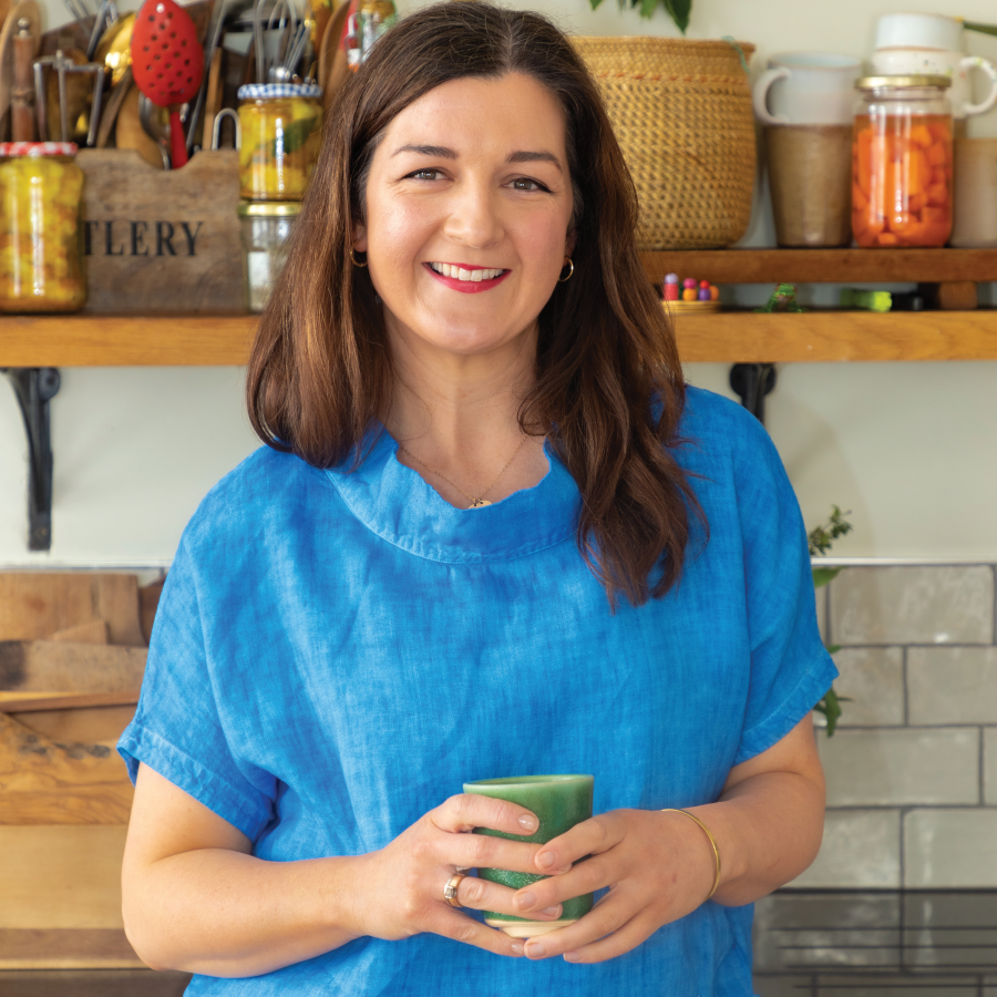 Health tip from @LillyHiggins: 'Try to incorporate fermented foods into diet. Big jar of kimchi is great to keep in fridge – just spoon into stir fry to give it flavour boost.' Our interview: rudehealthmagazine.ie/lilly-higgins The Homemade Year by Lilly Higgins is published by Gill Books.