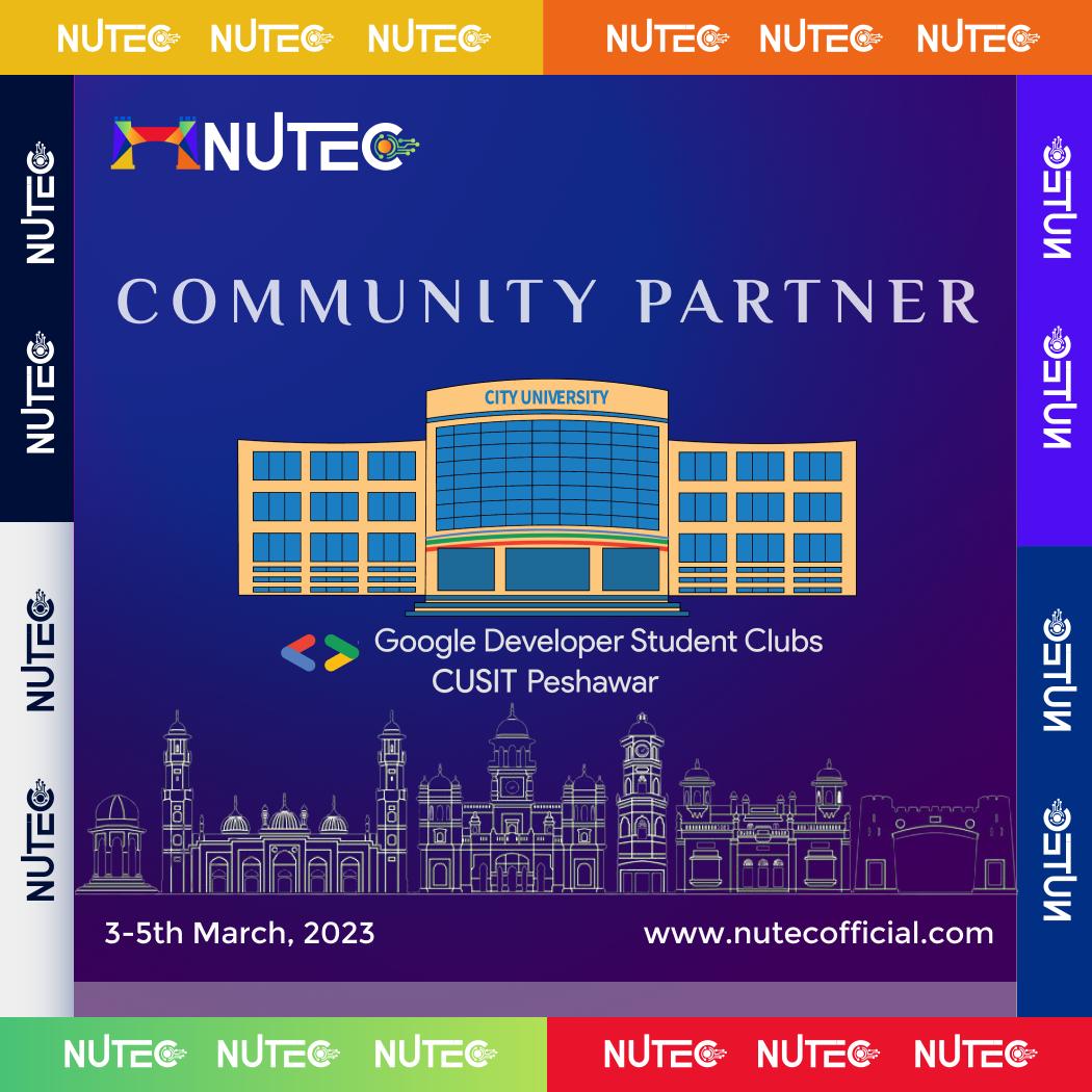 nutec_pwr's tweet photo. Join NUTEC, Peshawar's premier tech event at FAST-NUCES, for an immersive tech experience. Our community partner, GDSC CUSIT Peshawar, will provide a dynamic and innovative experience.
👉 Register-> https://t.co/89PPw1ofUd
🗓 3rd-5th March,2023
#NUTEC23 #KPKOlympiad #FASTPeshawar https://t.co/k5SUktSOoL