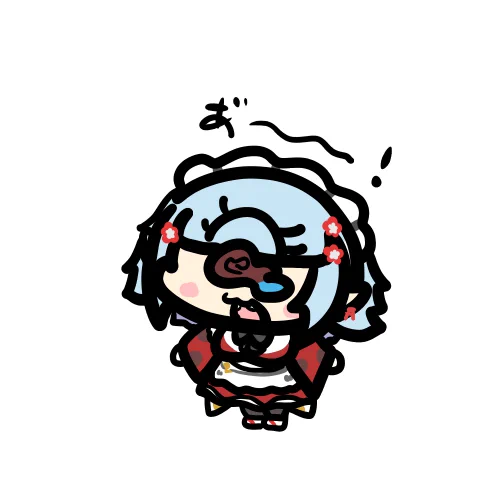 あ"～ってなる菓子野 紗良さんのイラストです#駄菓子絵画展 