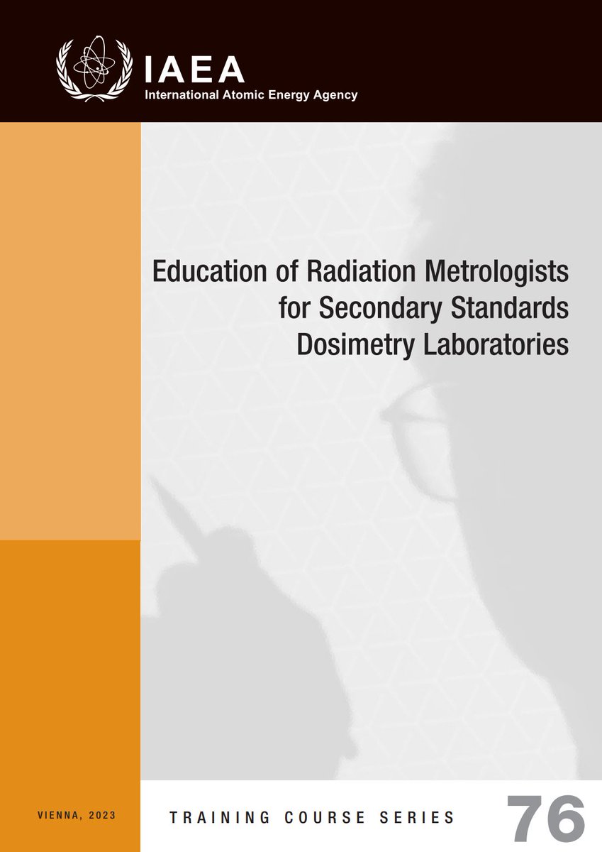 🎗️Over half of all cancer patients need radiotherapy. The right dose &amp; quality assurance is key to saving lives.
📙A new <a href="/IAEAorg/">IAEA - International Atomic Energy Agency ⚛️</a> book focuses on 
⚛️Education of Radiation Metrologists for Secondary Standards Dosimetry Laboratories bit.ly/3y3FTY0
#SDG3 #GlobalGoals <a href="/WHO/">World Health Organization (WHO)</a>