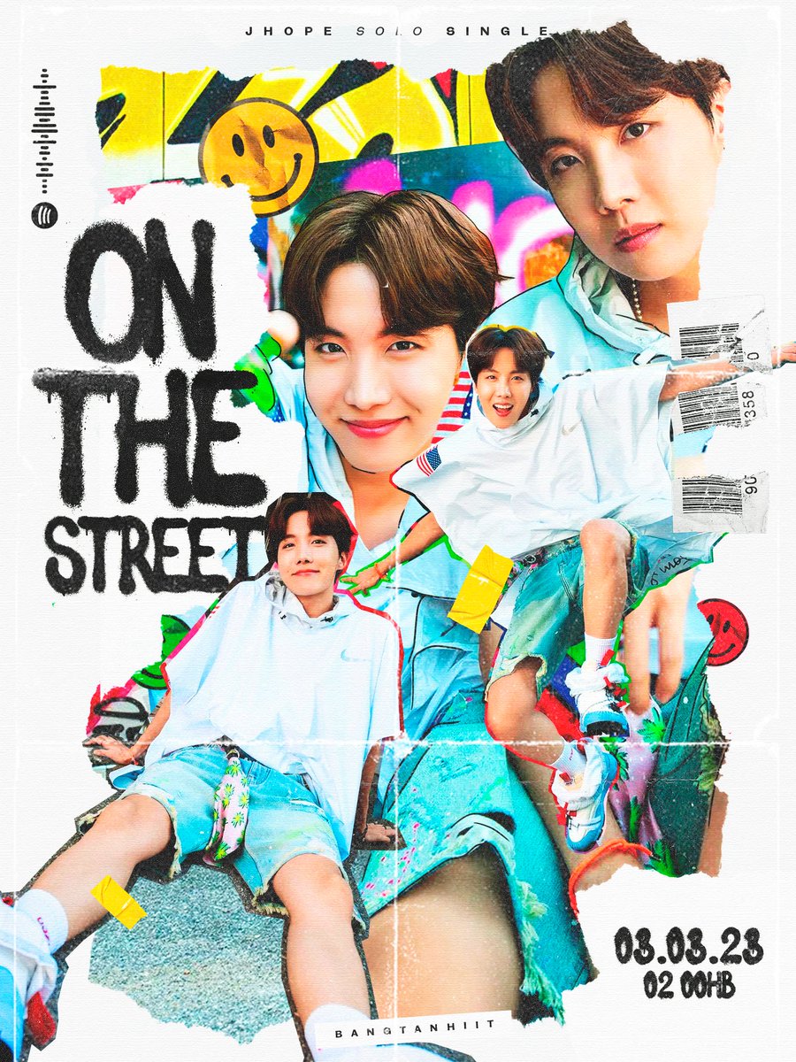 BANGTANHIIT's tweet photo. [🚷] - BANNER DE DIVULGAÇÃO: "ON THE STREET!" 

Divulgue o banner em TODAS as redes sociais, precisamos fazer esse lançamento chegar a mais armys.

⏰ 03/03/2023!
🗓️ 02:00 HB.

#OnTheStreet #JHOPE https://t.co/40ENGYnTvS