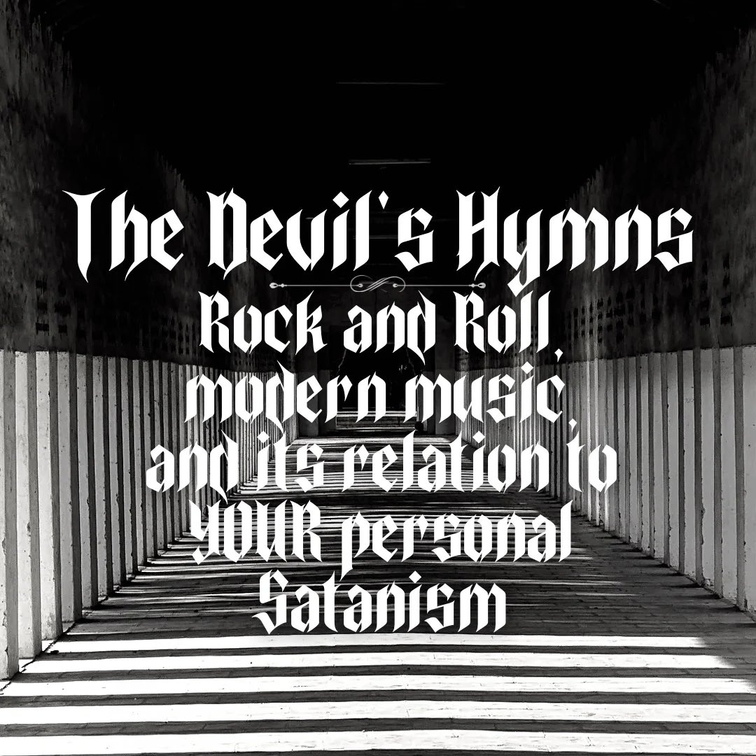 SatanicEstate's tweet photo. Join us TONIGHT for Temple Tuesday Services over at The Satanic Temple TV! @SatanicTv 

Minister Tim Leviathan will present “The Devil’s Hymns.”

Please follow this link to access Temple Services this week: 
https://t.co/5bWzTzedog https://t.co/zuRrgek5MC
