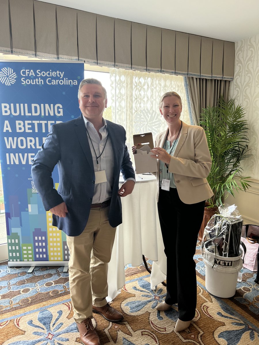 Our members had a great time at the 9th Annual Strategic Investment Symposium! CFA Society South Carolina was proud to sponsor this years event. Thank you to all who stopped by our table to learn more about who we are! #CofCStrategicInvestmentSymposium