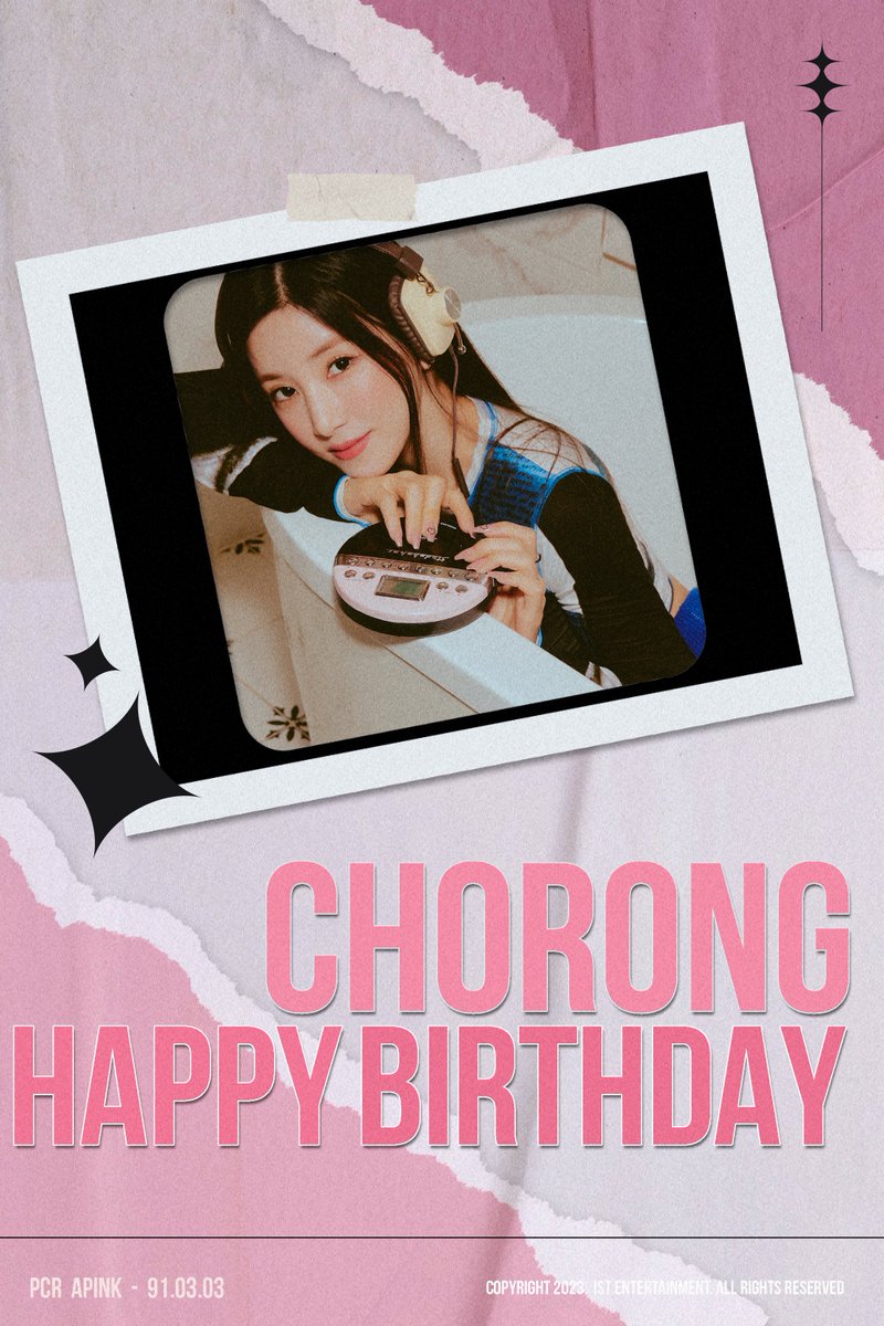 Apink_2011's tweet photo. [#에이핑크] 20230303 Happy Birthday ChoRong🐰
오늘은 우리핑크 최고의 리더🌸
초롱이의 생일입니다🎂
롱롱이의 생일을 많이 많이 축하해 주세요🥳💕

#HappyChoRongDay
#Apink #ChoRong #박초롱 #초롱 https://t.co/mIEvZUtcNH