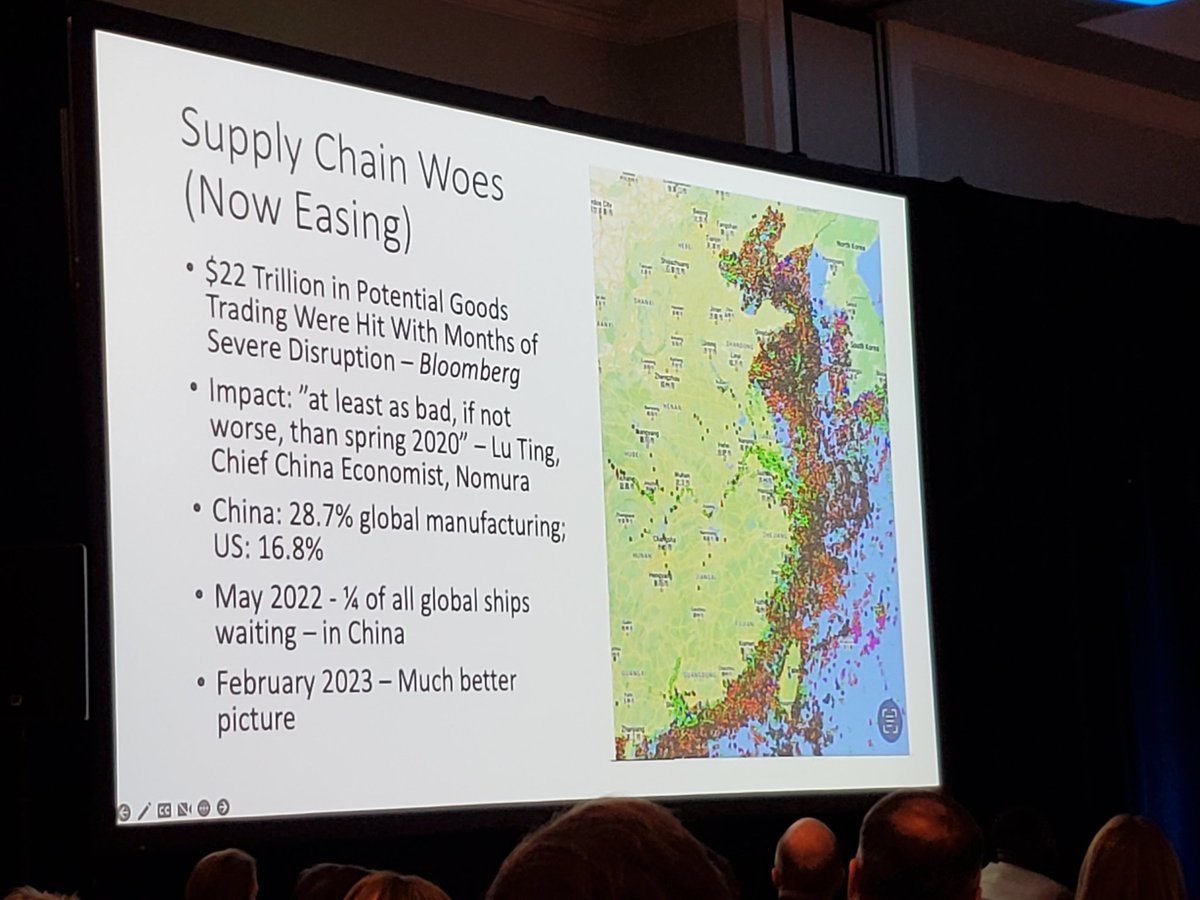 Getting good info on apparent supply chain crisis easing from @AfshinMolavi at the @insideFPL Economic Symposium.

#oneNWFL