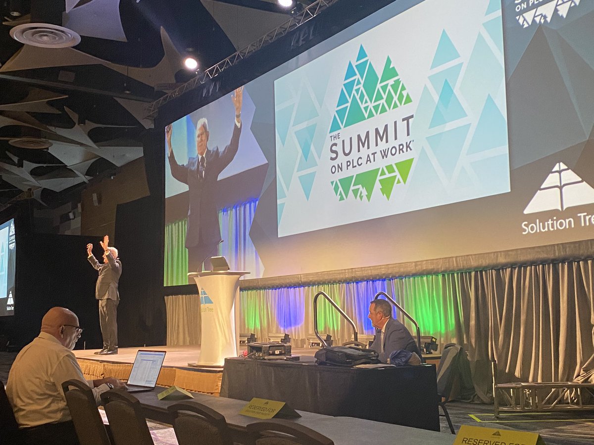 THBoogren's tweet photo. Day one of the PLC Summit! Let’s gooooooooo!!!! @SolutionTree @MarzanoResource #PLCSummit https://t.co/Bhqp1C53eH